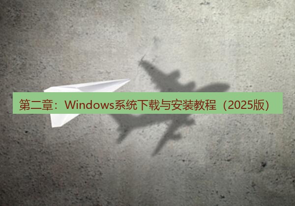纸飞机 第二章：Windows系统下载与安装教程（2025版）
